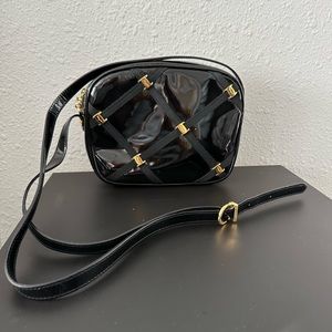 Authentic Salvatore Ferragamo patent leather crossbody